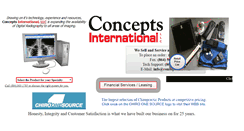 Desktop Screenshot of conceptsintl.com